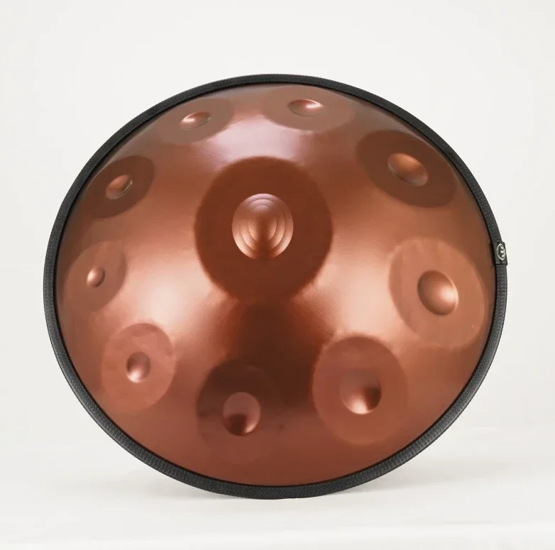 High Level Double Top Handpan Drum Percussion Instrument Factory Steel Handpan Gold 10 Note Drum D Minor Hand Pan With Case
High Level Double Top Handpan Drum Percussion Instrument Factory Steel Handpan Gold 10 Note Drum D Minor Hand Pan With Case
