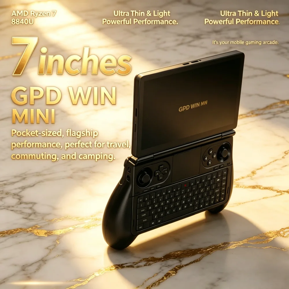 GPD WIN Mini Handheld UMPC, Slim Portable Gaming Console, Stable Wireless Connection, Large Capacity Battery, Ideal Mini PC For
GPD WIN Mini Handheld UMPC, Slim Portable Gaming Console, Stable Wireless Connection, Large Capacity Battery, Ideal Mini PC For