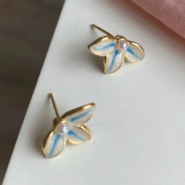 Real 925 Sterling Silver Pearl Enamel Leaves Stud Earrings for Women Mini Cute Fine Jewelry Minimalist Plant Accessories
Real 925 Sterling Silver Pearl Enamel Leaves Stud Earrings for Women Mini Cute Fine Jewelry Minimalist Plant Accessories