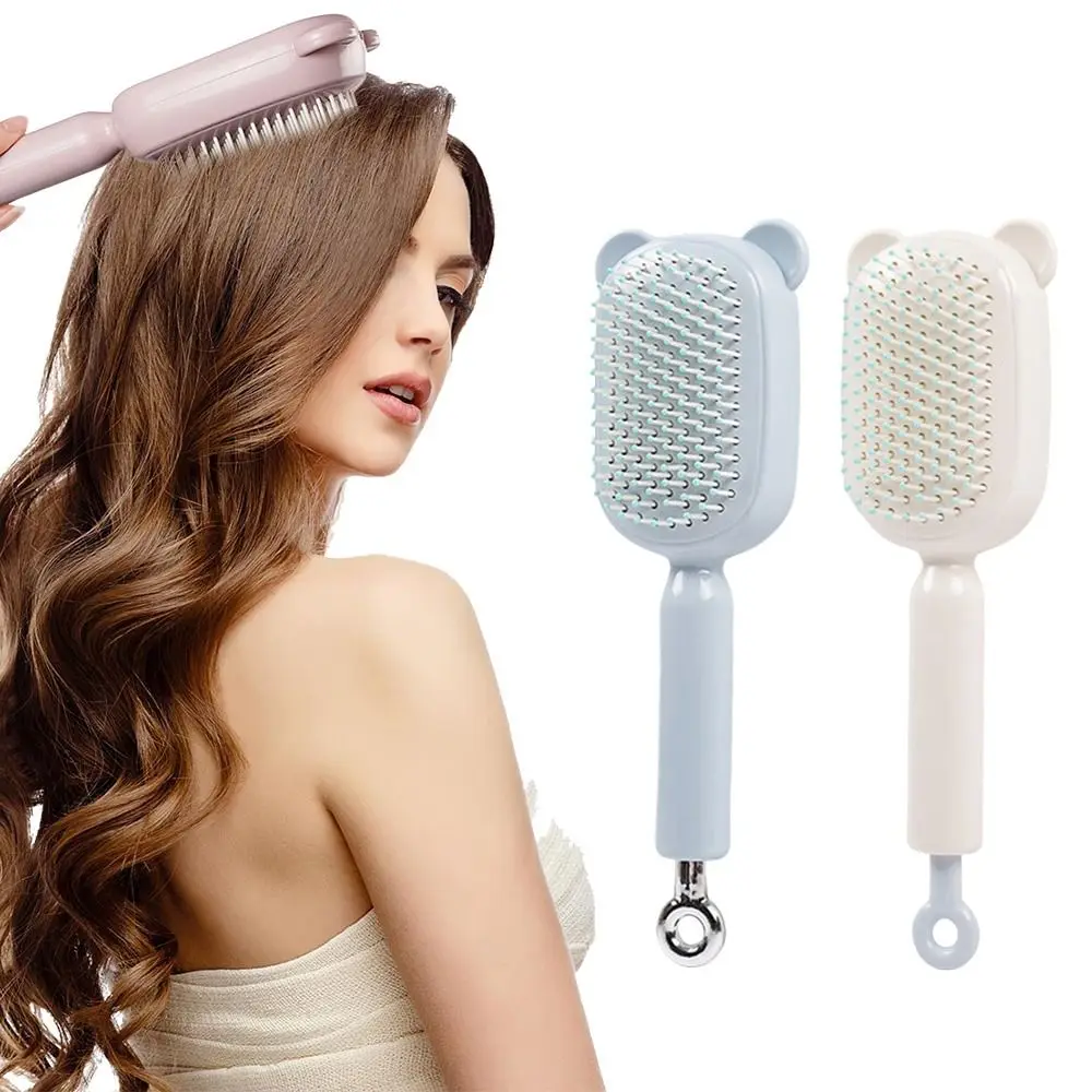 Bear Shape Self Cleaning Hair Comb Self Cleaning Smoothing Magic Retractable Comb Anti-static Hairdressing Hair Comb
Bear Shape Self Cleaning Hair Comb Self Cleaning Smoothing Magic Retractable Comb Anti-static Hairdressing Hair Comb