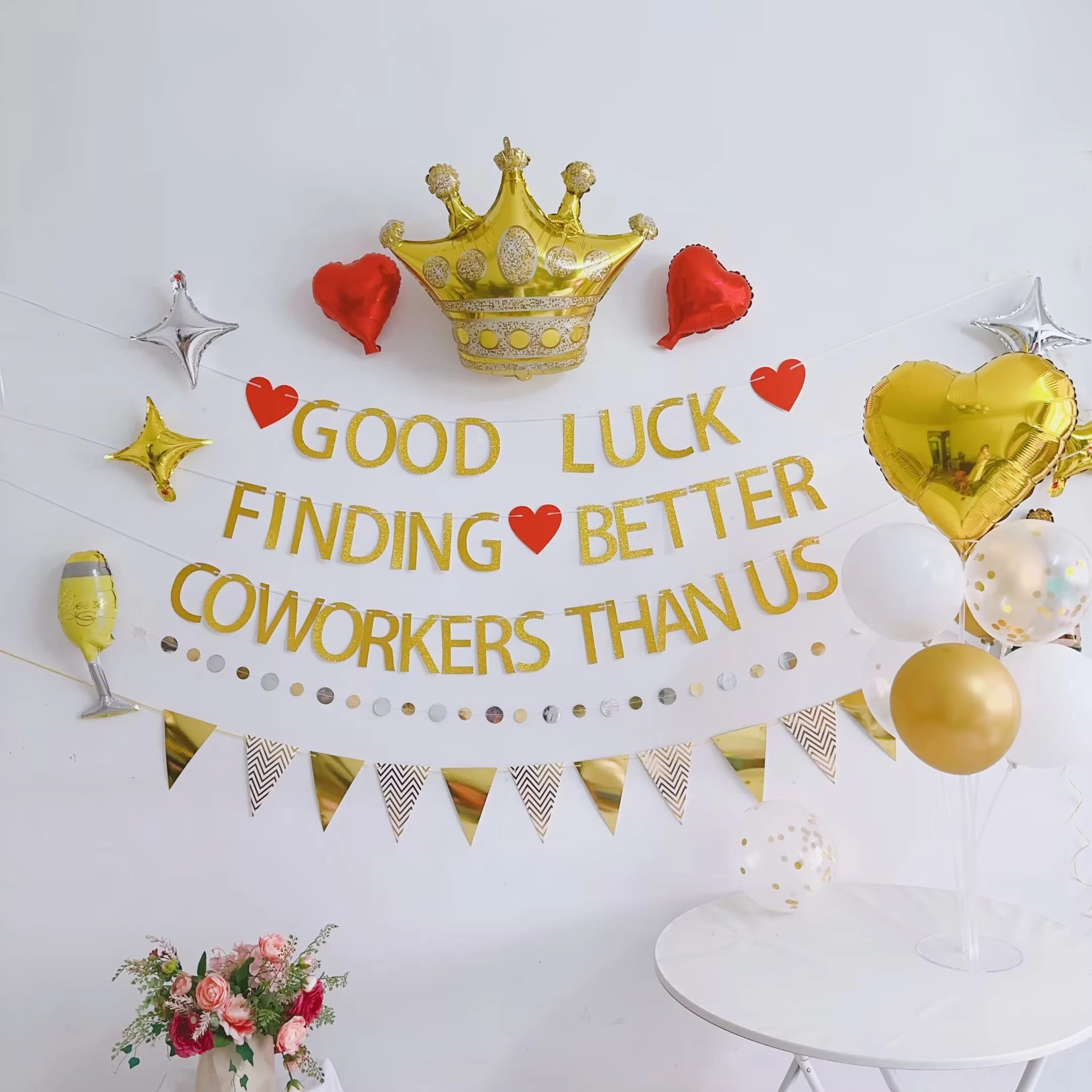 Company Colleague Good Luck Letter Balloon Background Wall Decoration Festival Celebration Atmosphere Props Event Supplies
Company Colleague Good Luck Letter Balloon Background Wall Decoration Festival Celebration Atmosphere Props Event Supplies