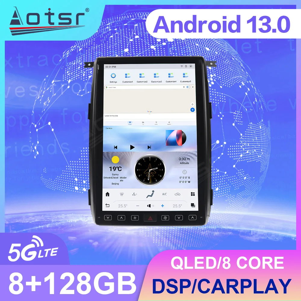 14.4 Inch T-style Screen Android 13 Car Radio For Ford F150 2013-2015 GPS Navi Video Multimedia Carplay Play Stereo Head Unit
14.4 Inch T-style Screen Android 13 Car Radio For Ford F150 2013-2015 GPS Navi Video Multimedia Carplay Play Stereo Head Unit