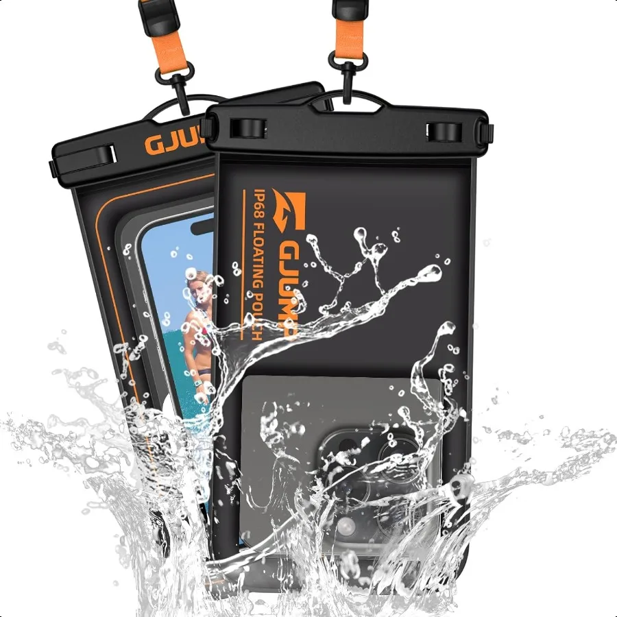2 Pack Floating Waterproof Phone Pouch Up to 8.3 IP68 Cellphone Dry Bag Compatible for iPhone 16 15 14 13 Pro Max Samsung Galax
2 Pack Floating Waterproof Phone Pouch Up to 8.3 IP68 Cellphone Dry Bag Compatible for iPhone 16 15 14 13 Pro Max Samsung Galax