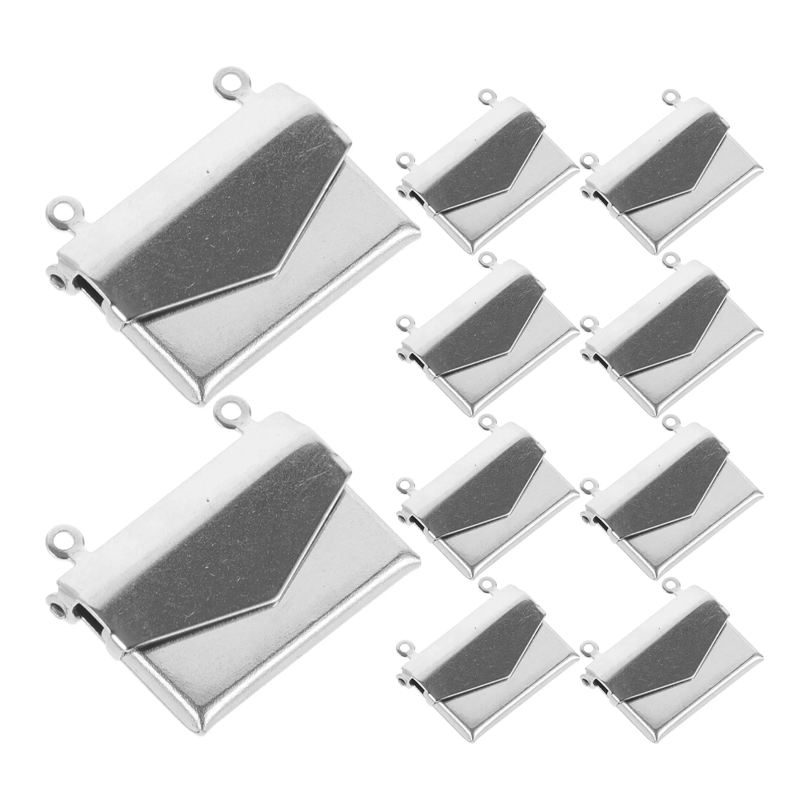 10pcs Business Card Photo Boxes Stainless Steel Necklace Pendants Photo Frames Gifts Locket Charms Clavicle Chains Accessories
10pcs Business Card Photo Boxes Stainless Steel Necklace Pendants Photo Frames Gifts Locket Charms Clavicle Chains Accessories