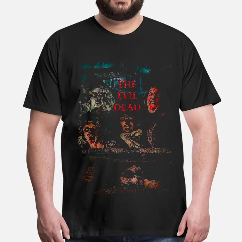 80s Horror Movie The Evil Dead Short Sleeve Crewneck T-Shirt for Halloween 0623 Zombie Night Graphic Tees All size tops S-6XL
80s Horror Movie The Evil Dead Short Sleeve Crewneck T-Shirt for Halloween 0623 Zombie Night Graphic Tees All size tops S-6XL