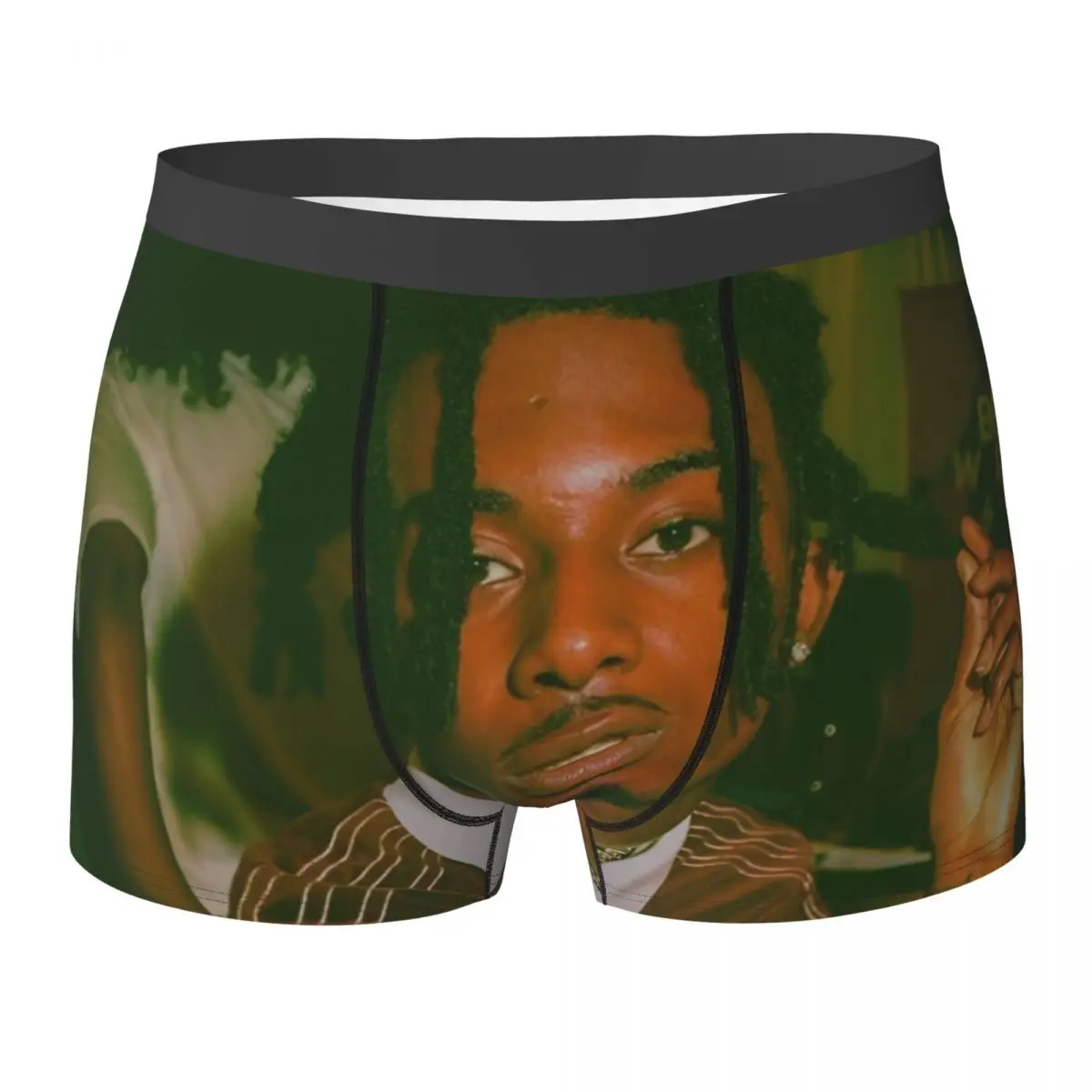 Рэпер Playboi Carti Mugshot, нижнее белье, рэп-певец, мужские шорты, мягкие боксеры, трусы с горячим принтом, большие размеры
Рэпер Playboi Carti Mugshot, нижнее белье, рэп-певец, мужские шорты, мягкие боксеры, трусы с горячим принтом, большие размеры