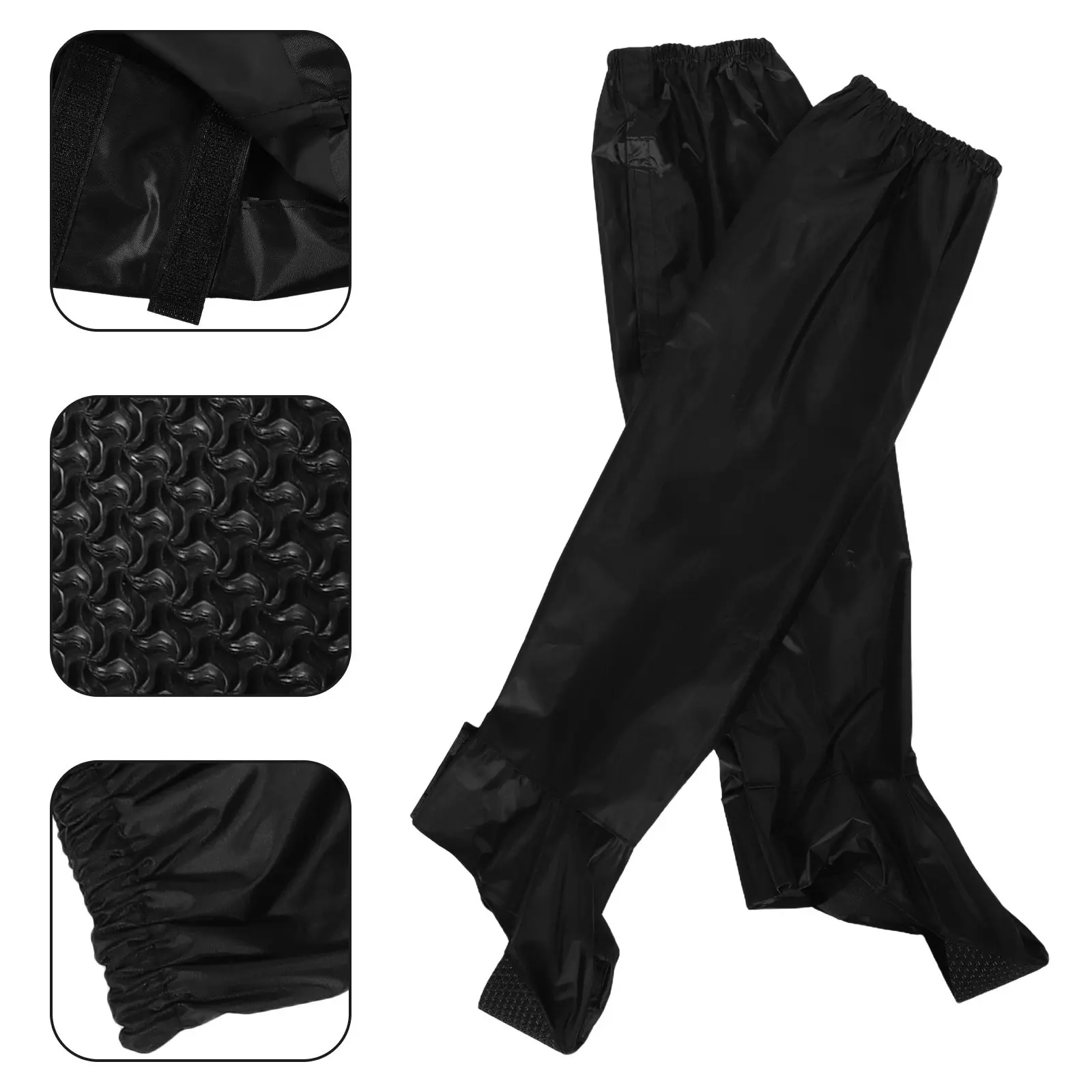 1Pair Waterproof Motorcycle Rainpants Riding Gear Rain Boot Covers Windproof Outdoor Pants Men Women Work Rain Gear
1Pair Waterproof Motorcycle Rainpants Riding Gear Rain Boot Covers Windproof Outdoor Pants Men Women Work Rain Gear