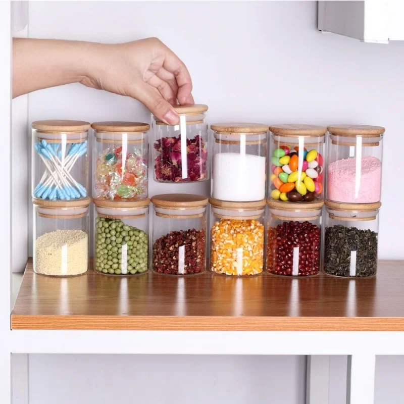 12pcs Glass Spice Jar Kitchen Organizaiton Glass Storage Container Snack Nuts Bottle Coffee Beans Container Jewelry Storage
12pcs Glass Spice Jar Kitchen Organizaiton Glass Storage Container Snack Nuts Bottle Coffee Beans Container Jewelry Storage