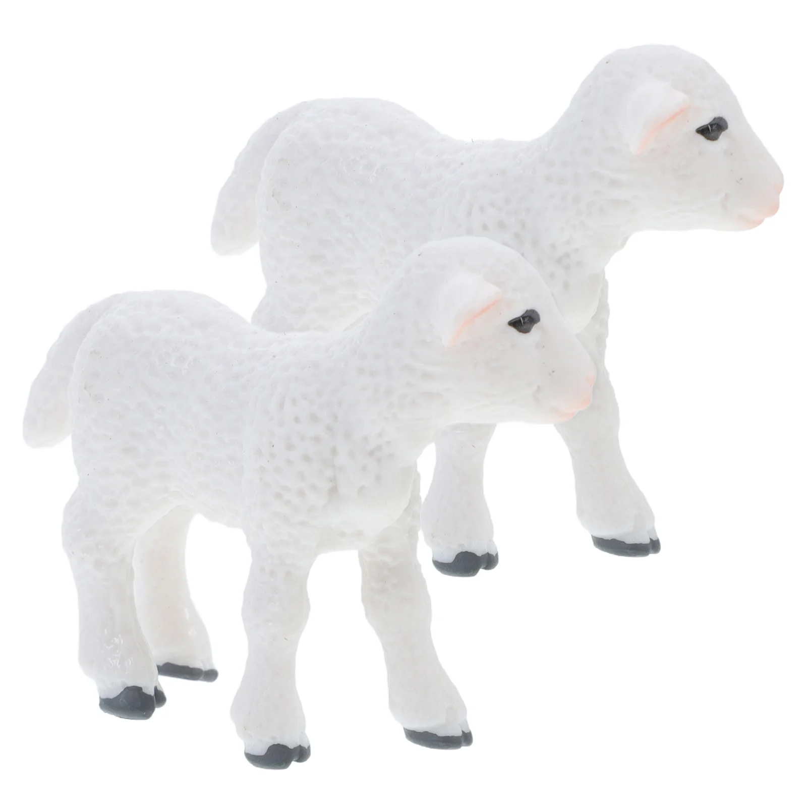 2pcs Lamb Shaped Artware Household Adornments Plastic Handicrafts For Garden Decor Desktop Ornaments White Exquisite Craft
2pcs Lamb Shaped Artware Household Adornments Plastic Handicrafts For Garden Decor Desktop Ornaments White Exquisite Craft