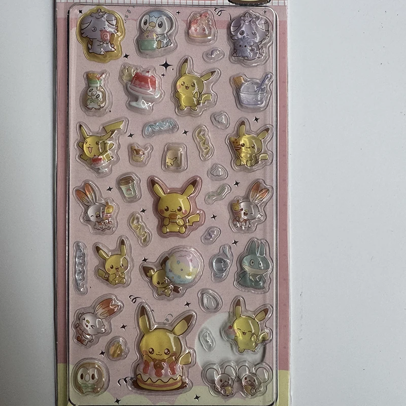1/4 шт. милые 3D-наклейки с кристаллами в виде покемонов, декоративные наклейки для творчества, мультяшные игрушки, подарок для девочек
1/4 шт. милые 3D-наклейки с кристаллами в виде покемонов, декоративные наклейки для творчества, мультяшные игрушки, подарок для девочек