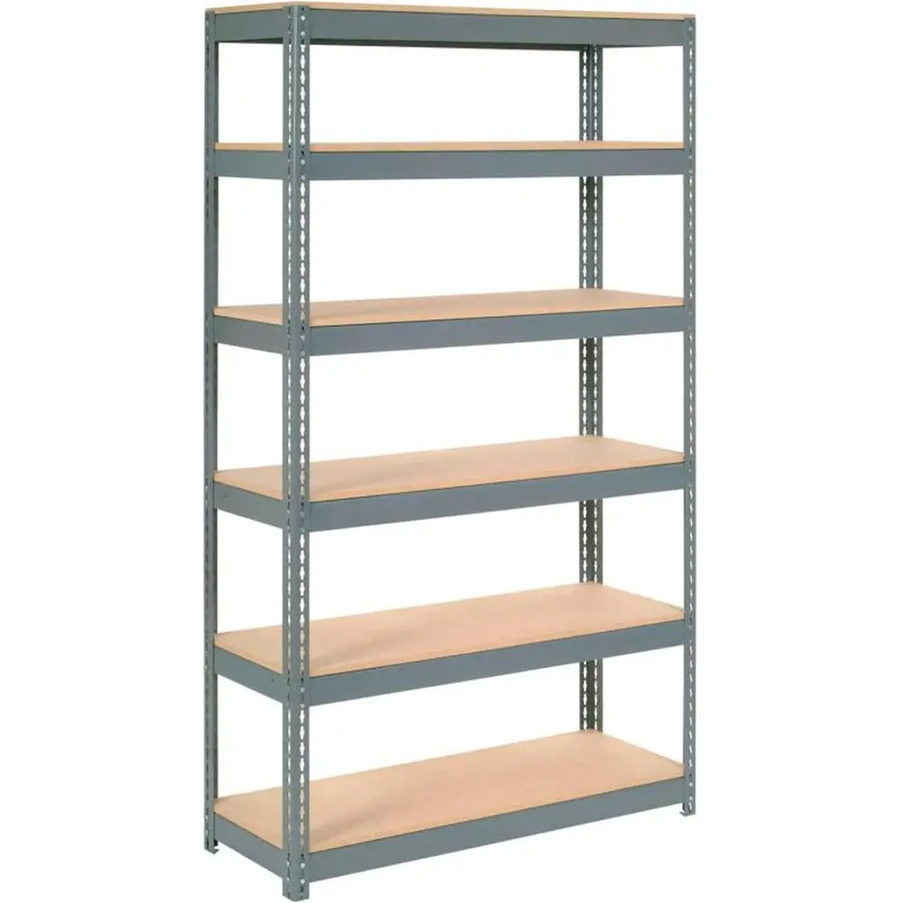 Industrial-Grade 48x18x84 Wood Deck Shelving Unit with 6 Shelves
Industrial-Grade 48x18x84 Wood Deck Shelving Unit with 6 Shelves