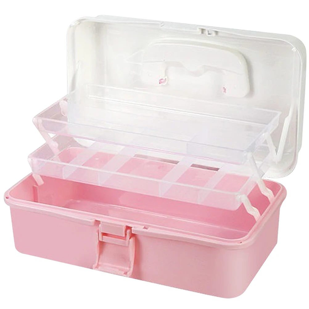 Stationery Storage Box Pink White 3 Layers 33x19 5x17cm Portable Craft Tool Box Supply ganizer PP Material Large Capacity H
Stationery Storage Box Pink White 3 Layers 33x19 5x17cm Portable Craft Tool Box Supply ganizer PP Material Large Capacity H