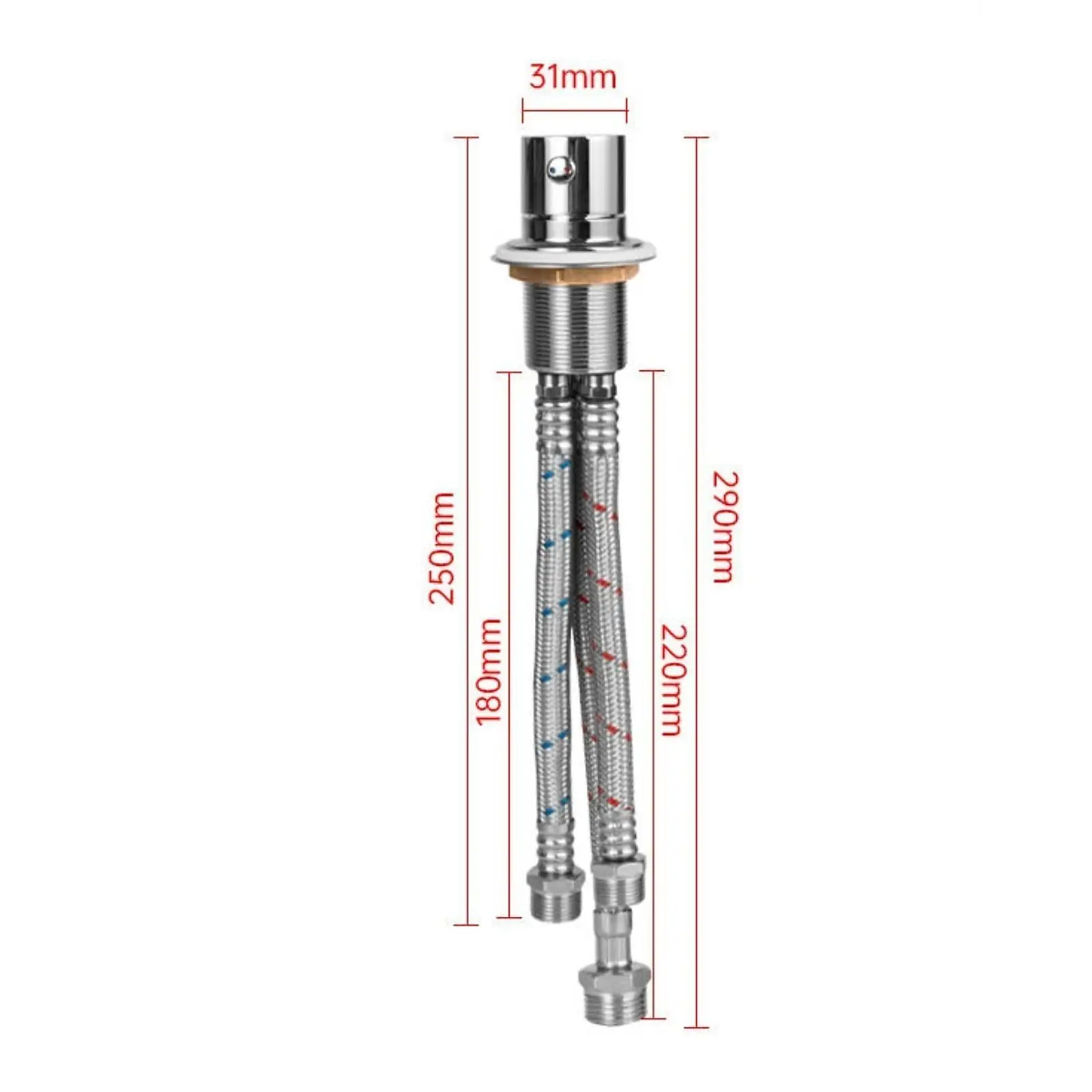 Hot and Cold Water Mixing Valve,with Hoses,Hot Cold Water Regulator,Water Temperature Control Valve for Washroom,Toilets,Home
Hot and Cold Water Mixing Valve,with Hoses,Hot Cold Water Regulator,Water Temperature Control Valve for Washroom,Toilets,Home