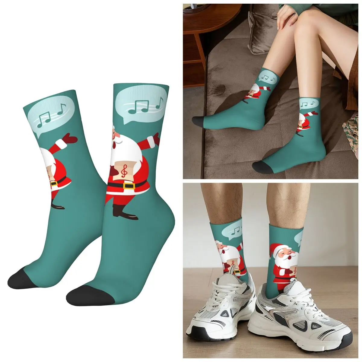 Всесезонные музыкальные носки Санта-Клауса, носки в стиле Харадзюку, чулки в стиле хип-хоп для мужчин и женщин, подарки
Всесезонные музыкальные носки Санта-Клауса, носки в стиле Харадзюку, чулки в стиле хип-хоп для мужчин и женщин, подарки