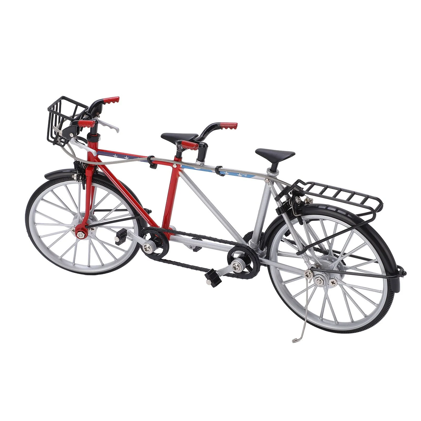 Bicycle Model Tandem Bicycle 1/10 Simulation Bike Detachable for Boys Girls Kids Birthday Gifts Home Desk Table Decors
Bicycle Model Tandem Bicycle 1/10 Simulation Bike Detachable for Boys Girls Kids Birthday Gifts Home Desk Table Decors