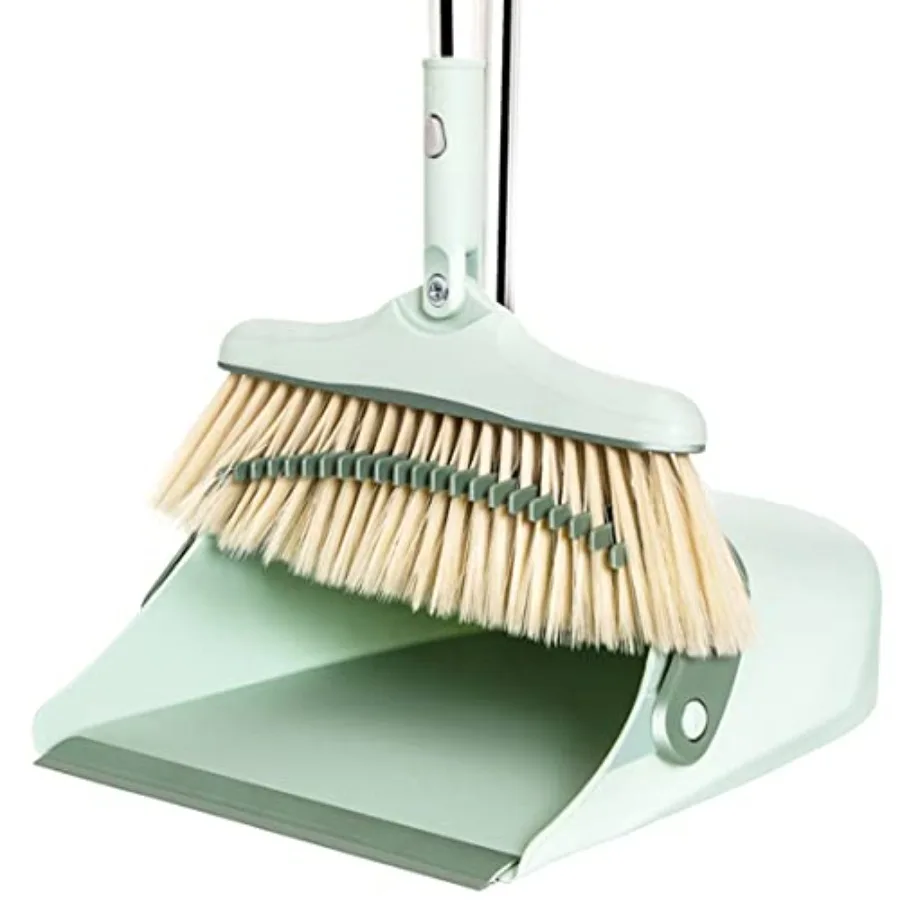 Набор метла и совок для дома: метла с длинной ручкой и совок для уборки, комбинированный комплект для использования в помещении и на улице, сверхпрочный набор для кухни и прихожей
Набор метла и совок для дома: метла с длинной ручкой и совок для уборки, комбинированный комплект для использования в помещении и на улице, сверхпрочный набор для кухни и прихожей