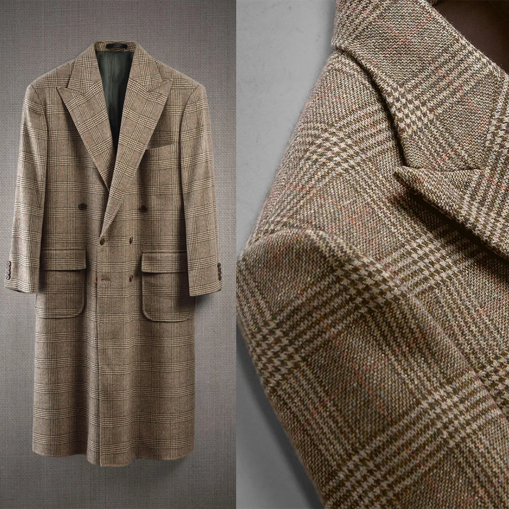 Brown Overcoat Men Suit Tailor-Made One Piece Blazer Plaid Double Breasted Slim Fit Formal Business Causal Party Host Tailored
Brown Overcoat Men Suit Tailor-Made One Piece Blazer Plaid Double Breasted Slim Fit Formal Business Causal Party Host Tailored