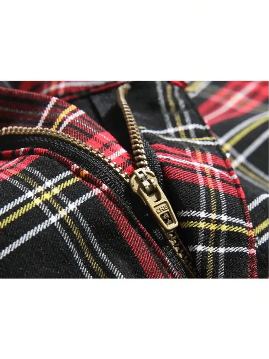 Mens Stretch Cotton Plaid Cargo Shorts With Multiple Pockets, Relaxed Fit For Outdoor Hiking And Casual Wear
Mens Stretch Cotton Plaid Cargo Shorts With Multiple Pockets, Relaxed Fit For Outdoor Hiking And Casual Wear