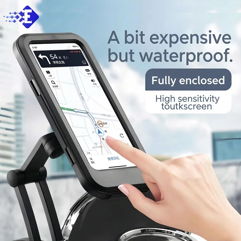 Universal Touch Screen Bicycle Motorcycle Phone Stand 360 Degree Adjustable Waterproof Magnetic Shockproof Handlebar Phone Mount
Universal Touch Screen Bicycle Motorcycle Phone Stand 360 Degree Adjustable Waterproof Magnetic Shockproof Handlebar Phone Mount