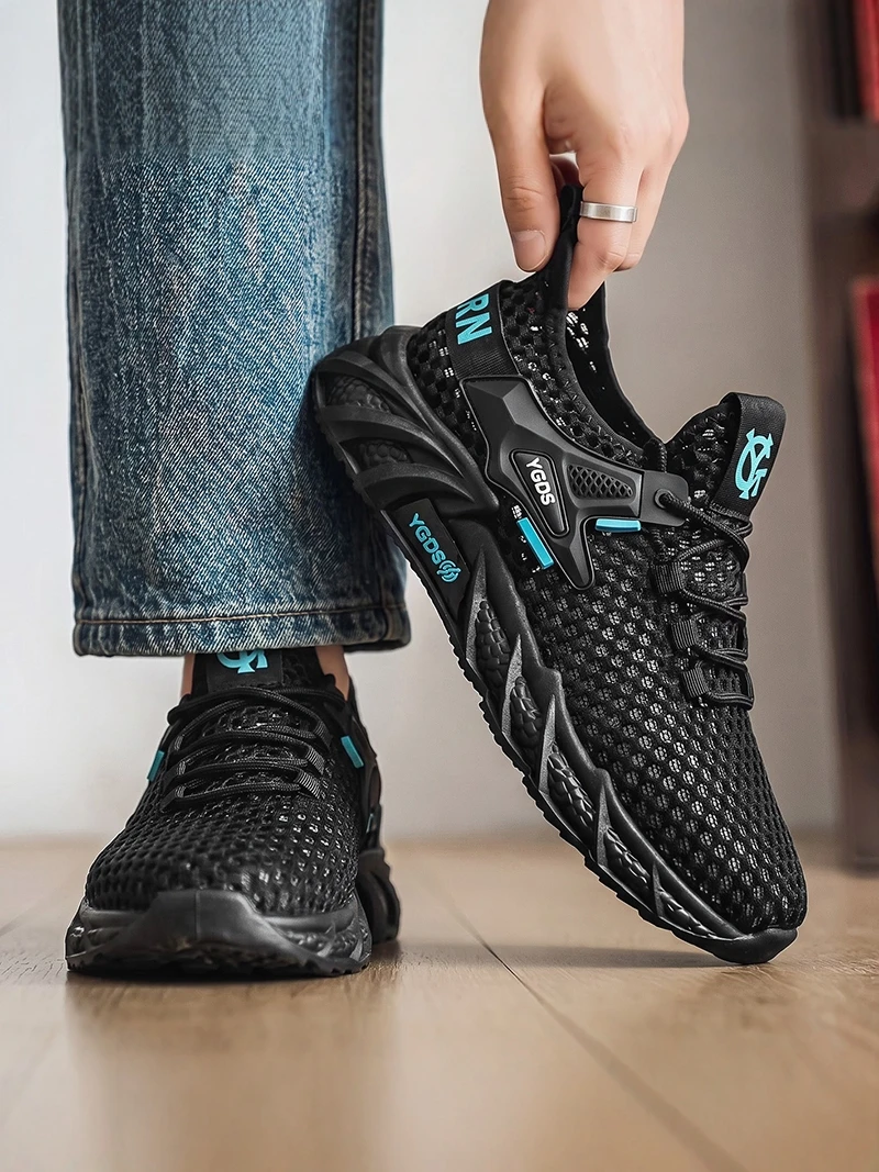 Men's Summer Breathable Lightweight Mesh Sports Shoes Anti-slip Casual Thin Hollow Large Mesh Eyelets for Work Air Conditioni...
Men's Summer Breathable Lightweight Mesh Sports Shoes Anti-slip Casual Thin Hollow Large Mesh Eyelets for Work Air Conditioni...