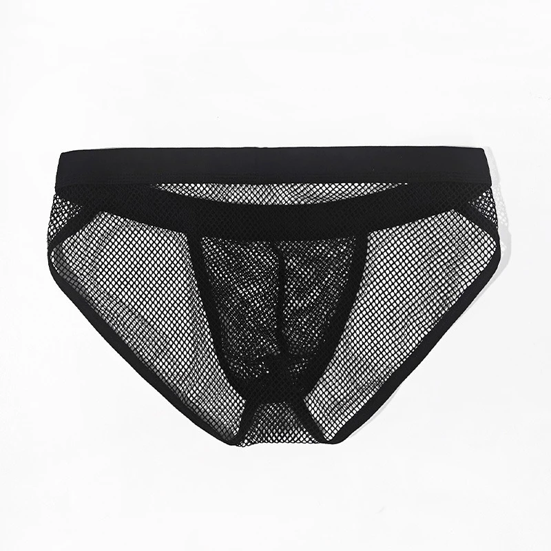 Men's Low Waist Mesh Briefs Hollow Out Sexy Large Hole Sheer Breathable Triangle Underwear Gays Erotic U Convex Pouch Underpants
Men's Low Waist Mesh Briefs Hollow Out Sexy Large Hole Sheer Breathable Triangle Underwear Gays Erotic U Convex Pouch Underpants