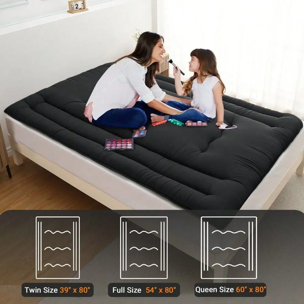 Floor Futon Mattress Thick Tatami Foldable RollUp Sleeping Pad With Memory Foam Layer, Microfibre Cover,Roll Up Tatami Sleeping
Floor Futon Mattress Thick Tatami Foldable RollUp Sleeping Pad With Memory Foam Layer, Microfibre Cover,Roll Up Tatami Sleeping