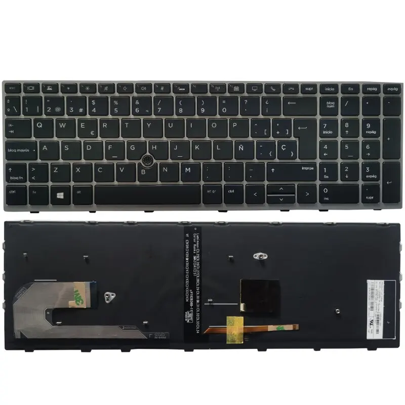 850 G5 клавиатура с испанской подсветкой для HP Elitebook 750 G5 755 G5 850 G5 855 G5 point Frame V162826FK1 L14366-001
850 G5 клавиатура с испанской подсветкой для HP Elitebook 750 G5 755 G5 850 G5 855 G5 point Frame V162826FK1 L14366-001