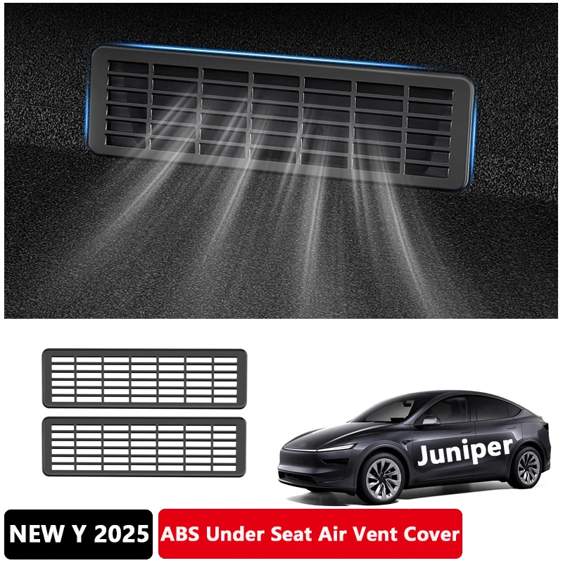 For Tesla Model Y Juniper Launch 2025 Under Seat Air Vent Cover ABS Backseat Protective Cover Vent Mesh Filter Accessories 2Pcs
For Tesla Model Y Juniper Launch 2025 Under Seat Air Vent Cover ABS Backseat Protective Cover Vent Mesh Filter Accessories 2Pcs