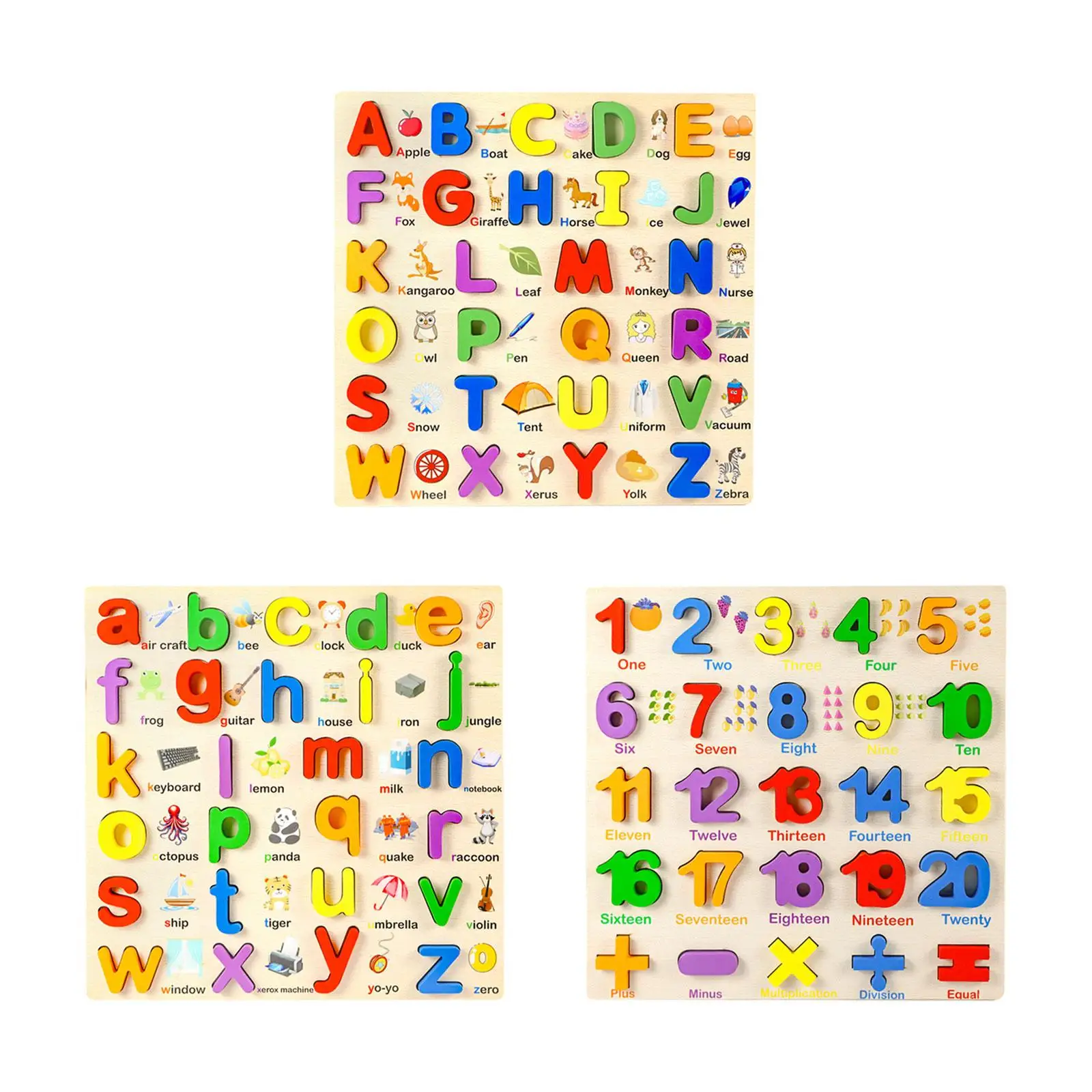 Wooden Puzzle Toys, Enlightenment Learning Educational Toys Matching Game for Kids Boys Girls Children Gift
Wooden Puzzle Toys, Enlightenment Learning Educational Toys Matching Game for Kids Boys Girls Children Gift