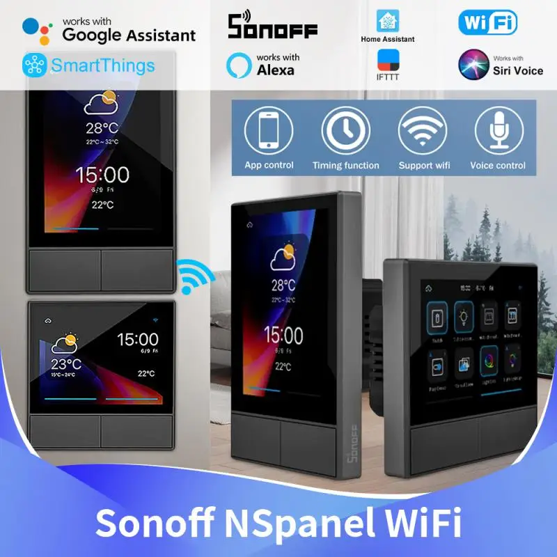 1/2 шт. SONOFF NSPanel 86/120 Тип Настенный переключатель Smart Scene Панель управления умным домом Голосовое управление работает с Alexa Google Alice
1/2 шт. SONOFF NSPanel 86/120 Тип Настенный переключатель Smart Scene Панель управления умным домом Голосовое управление работает с Alexa Google Alice