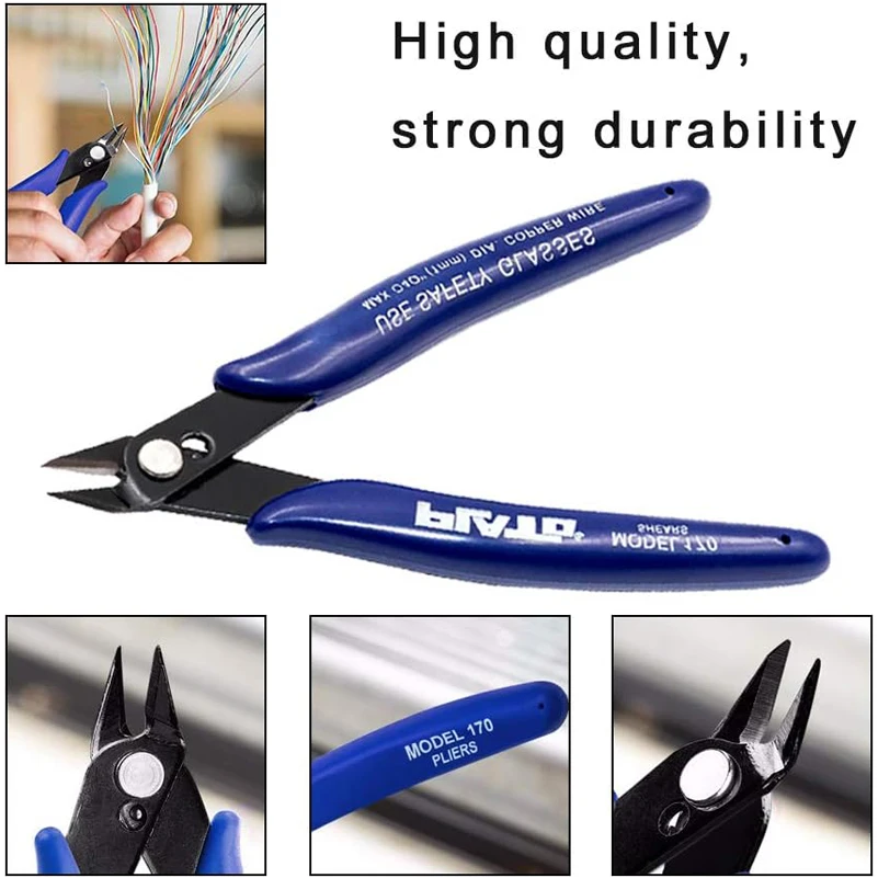2Pcs PLATO 170 Blue Flush Cutter Wishful Clamp Diagonal Pliers Side Cutting Nippers Wire Cutter 3D Printer Parts
2Pcs PLATO 170 Blue Flush Cutter Wishful Clamp Diagonal Pliers Side Cutting Nippers Wire Cutter 3D Printer Parts