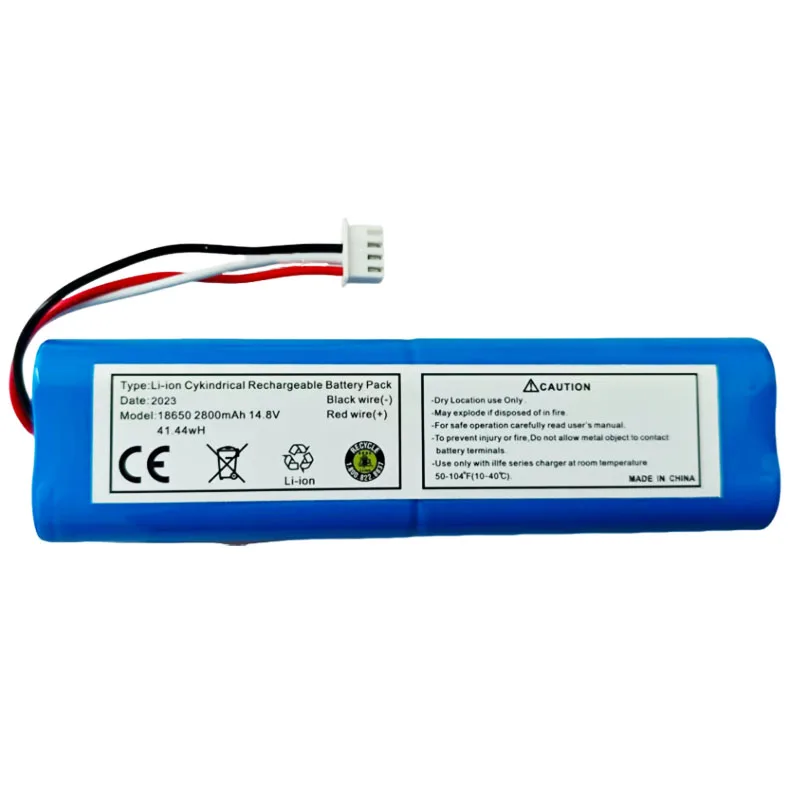 14.8V 2800mAh Robot Vacuum Cleaner Battery Replacement For Ecovacs Deebot Ozmo 960 937 905 920 901 930 900 937 N8 N8Pro 18650 
14.8V 2800mAh Robot Vacuum Cleaner Battery Replacement For Ecovacs Deebot Ozmo 960 937 905 920 901 930 900 937 N8 N8Pro 18650