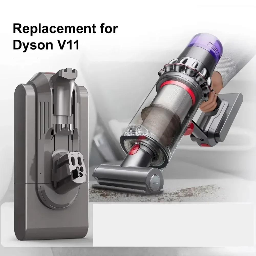 Lithium Ion 25.2V 6/8/10Ah SV14 V11 Battery for Dyson Vacuum Cleaner Battery Model V11, Absolute SV14 970145-02 Buckle Version
Lithium Ion 25.2V 6/8/10Ah SV14 V11 Battery for Dyson Vacuum Cleaner Battery Model V11, Absolute SV14 970145-02 Buckle Version