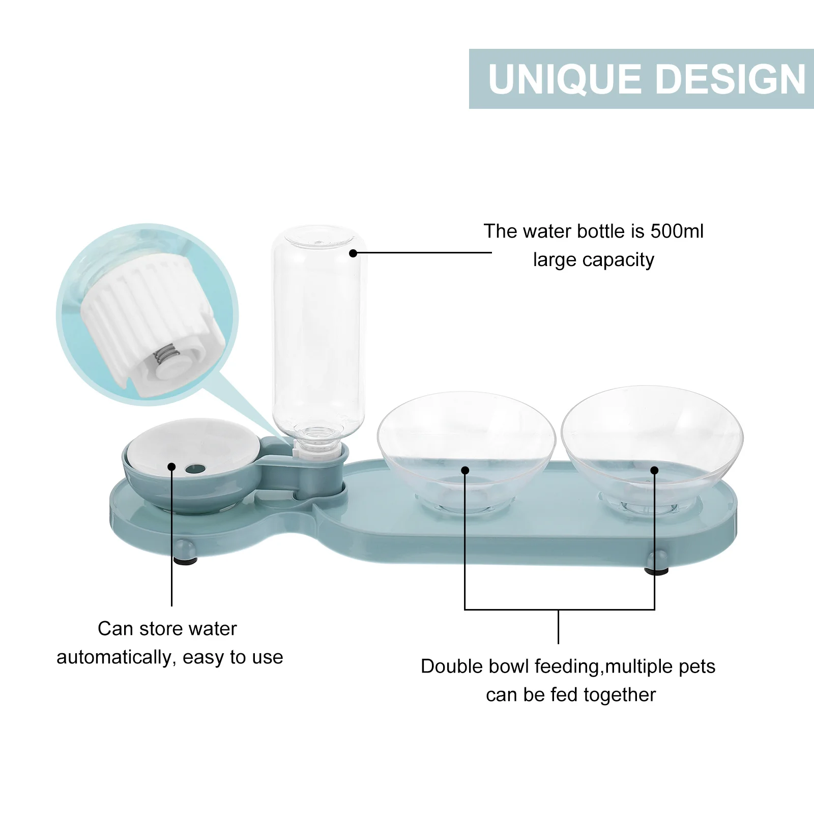 Pet Feeder Cat Water Dispenser Automatic Large Capacity Plastic Tilt Bowl Durable Practical Pet Food Holder Cat Feeder
Pet Feeder Cat Water Dispenser Automatic Large Capacity Plastic Tilt Bowl Durable Practical Pet Food Holder Cat Feeder