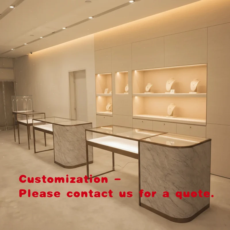 custom.Luxury Jewelry Display Cabinet Lockable Glass Showcase LED Waterproof Spacious Workbench High-End Retail
custom.Luxury Jewelry Display Cabinet Lockable Glass Showcase LED Waterproof Spacious Workbench High-End Retail