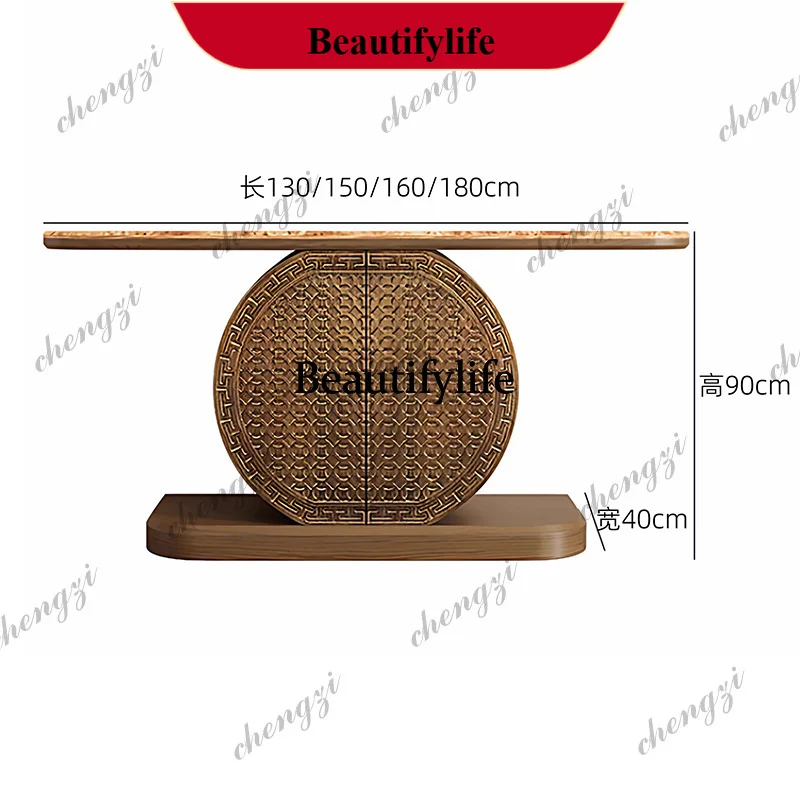 YL New Chinese-style solid wood entrance table Entry marble entrance table Creative entrance cabinet Carving end view table
YL New Chinese-style solid wood entrance table Entry marble entrance table Creative entrance cabinet Carving end view table
