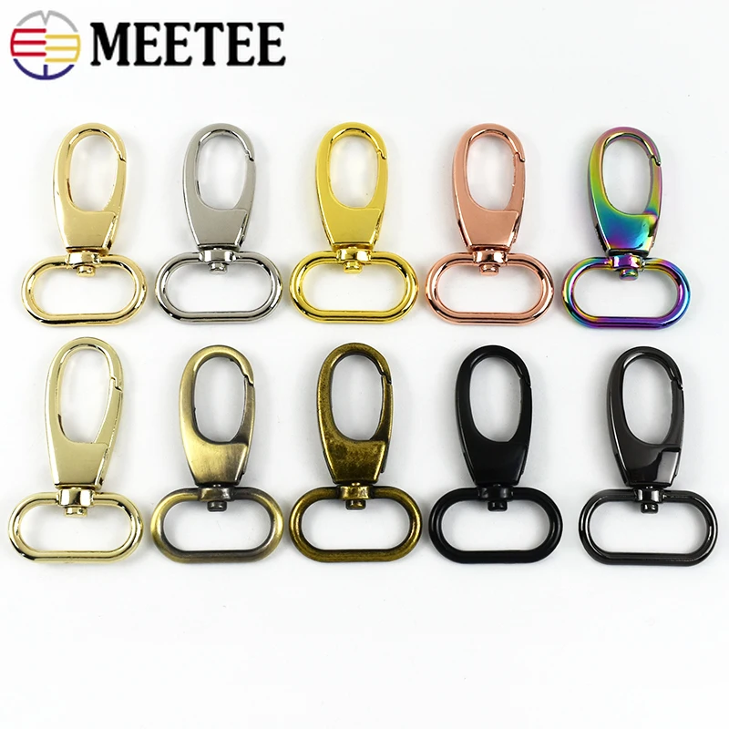 5/10Pcs Meetee 20-38mm Swivel Lobster Clasp Bag Strap Metal Buckle Garment Dog Collar Webbing Trigger Snap Hook DIY Accessories
5/10Pcs Meetee 20-38mm Swivel Lobster Clasp Bag Strap Metal Buckle Garment Dog Collar Webbing Trigger Snap Hook DIY Accessories