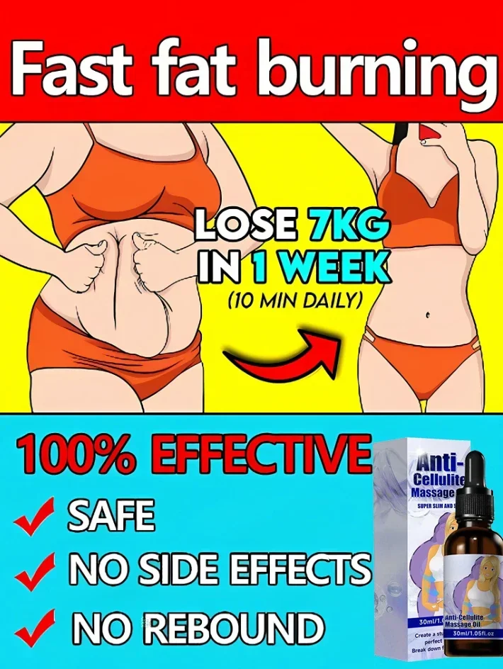 Fat burning oil, natural plant-based slimming essential oil, quick weight loss and fat burning cream for both men and women
Fat burning oil, natural plant-based slimming essential oil, quick weight loss and fat burning cream for both men and women