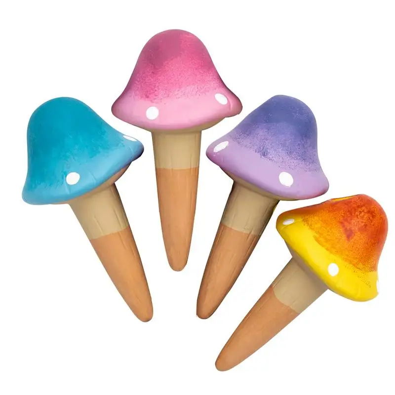 Plant Watering Devices 4Pcs Mushroom Shape Automatic Plant Waterers Insert Auto Watering Device Slow Release Clay Watering
Plant Watering Devices 4Pcs Mushroom Shape Automatic Plant Waterers Insert Auto Watering Device Slow Release Clay Watering