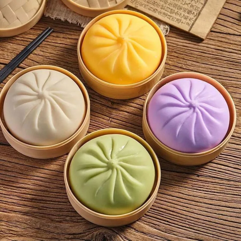 Steamed Bun & Dumpling Squeezing Toy, Soft Slow Rebound Stress Ball, Handmade Bread Toy, Relieve Anxiety
Steamed Bun & Dumpling Squeezing Toy, Soft Slow Rebound Stress Ball, Handmade Bread Toy, Relieve Anxiety