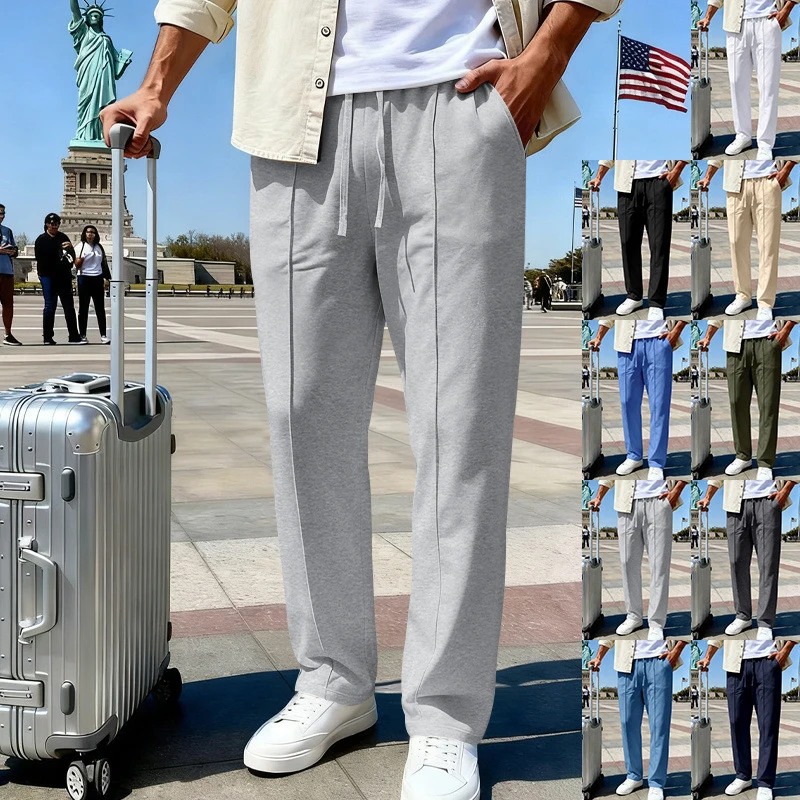 2026 European and American men's pants, all-season loose straight leg trousers, American oversize casual sports long pants
2026 European and American men's pants, all-season loose straight leg trousers, American oversize casual sports long pants