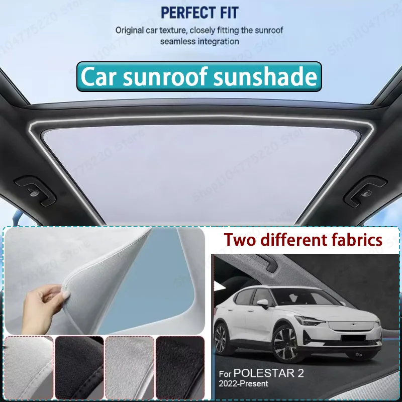 For POLESTAR 2 2022-Present Car Sunroof Sunshade Heat Insulation UV Protection Electrostatic Suede Skylight Cover
For POLESTAR 2 2022-Present Car Sunroof Sunshade Heat Insulation UV Protection Electrostatic Suede Skylight Cover