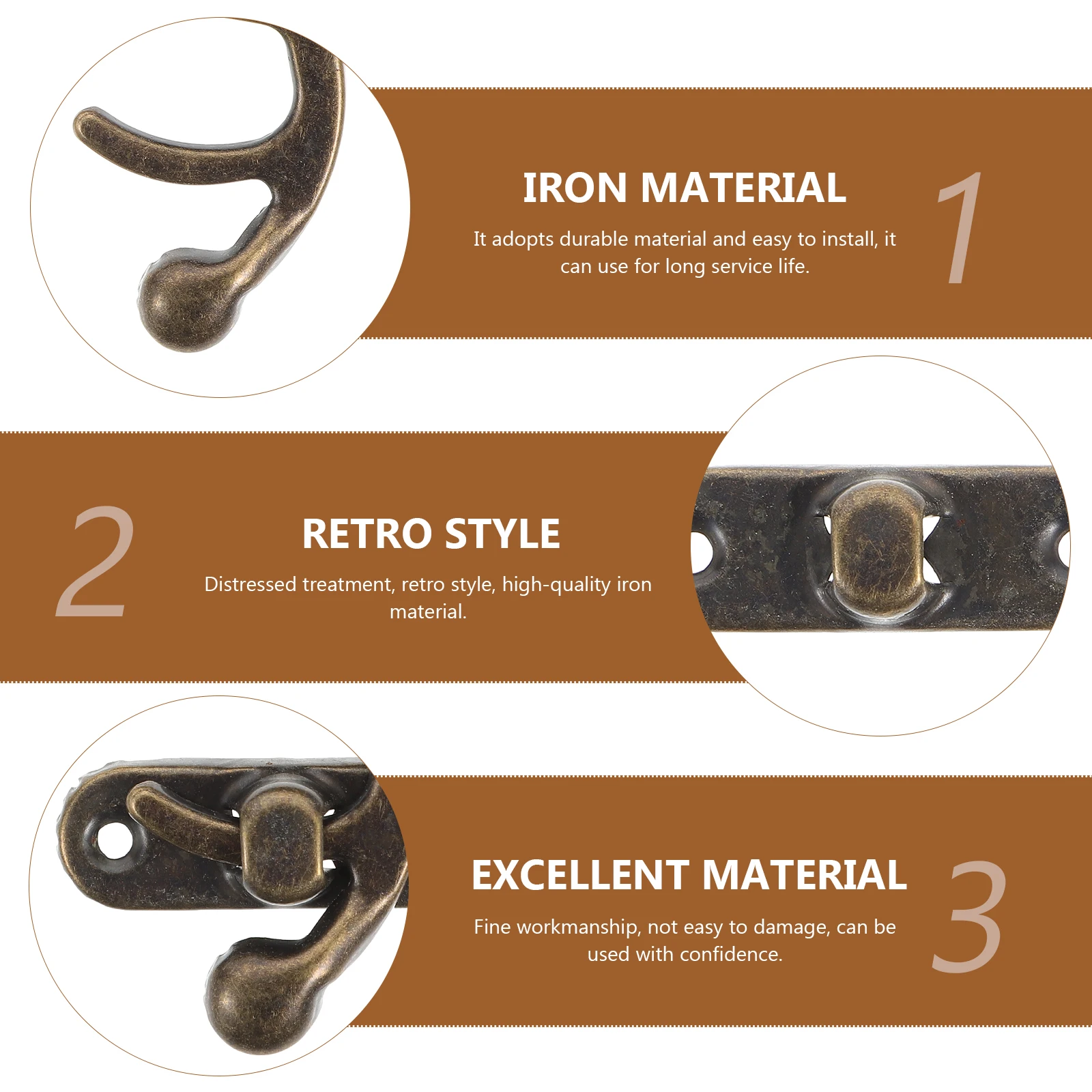 Iron Lock Buckle Wood Case Vintage Cabinet Hasp Retro Jewelry Gift Tool Box Accessories niture Latch Iron Box
Iron Lock Buckle Wood Case Vintage Cabinet Hasp Retro Jewelry Gift Tool Box Accessories niture Latch Iron Box