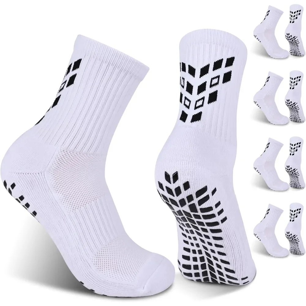 4 Pairs Non-slip Soccer Sports Socks Grip Football Basketball Socks Men Women 6-8.5 9-12
4 Pairs Non-slip Soccer Sports Socks Grip Football Basketball Socks Men Women 6-8.5 9-12