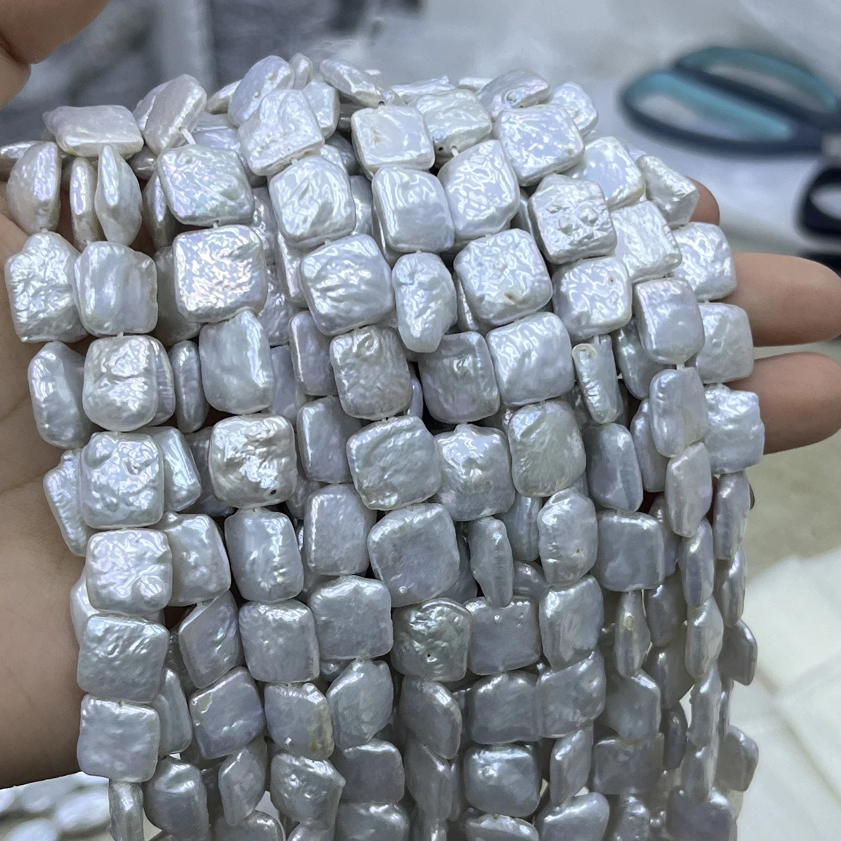 11-12mm AAAAA Natural Freshwater Square Baroque Sparkle Pearl Bead Jewelry Make DIY Necklace Bracelet Accessories Gift Wedding
11-12mm AAAAA Natural Freshwater Square Baroque Sparkle Pearl Bead Jewelry Make DIY Necklace Bracelet Accessories Gift Wedding