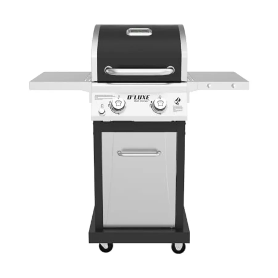 Deluxe 2-Burner Gas Grill with 401 SQ In Grate 28000 BTUs Stainless Steel Control Panel Foldable Side Table Propane BBQ Grill f
Deluxe 2-Burner Gas Grill with 401 SQ In Grate 28000 BTUs Stainless Steel Control Panel Foldable Side Table Propane BBQ Grill f