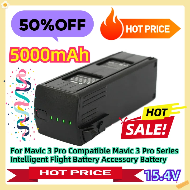 For Mavic 3 Pro Compatible Mavic 3 Pro Series Intelligent Flight Battery Accessory Battery 5000mah 15.2v
For Mavic 3 Pro Compatible Mavic 3 Pro Series Intelligent Flight Battery Accessory Battery 5000mah 15.2v