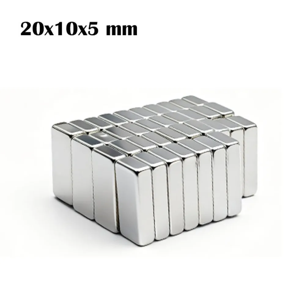 5-50 Pcs Super Powerful Block Magnet Neodymium Magnet NdfeB N35 Strong Permanent Magnetic imanes Refrigerator Magnet 20x10x5mm
5-50 Pcs Super Powerful Block Magnet Neodymium Magnet NdfeB N35 Strong Permanent Magnetic imanes Refrigerator Magnet 20x10x5mm