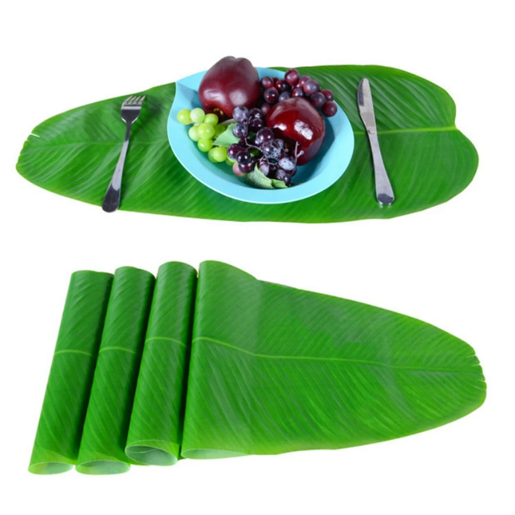 10 Pcs Cloth Banana Leaf Non Slip Table Decor Protect Tableware Easy Clean Dining Room Plant Decor Mats
10 Pcs Cloth Banana Leaf Non Slip Table Decor Protect Tableware Easy Clean Dining Room Plant Decor Mats
