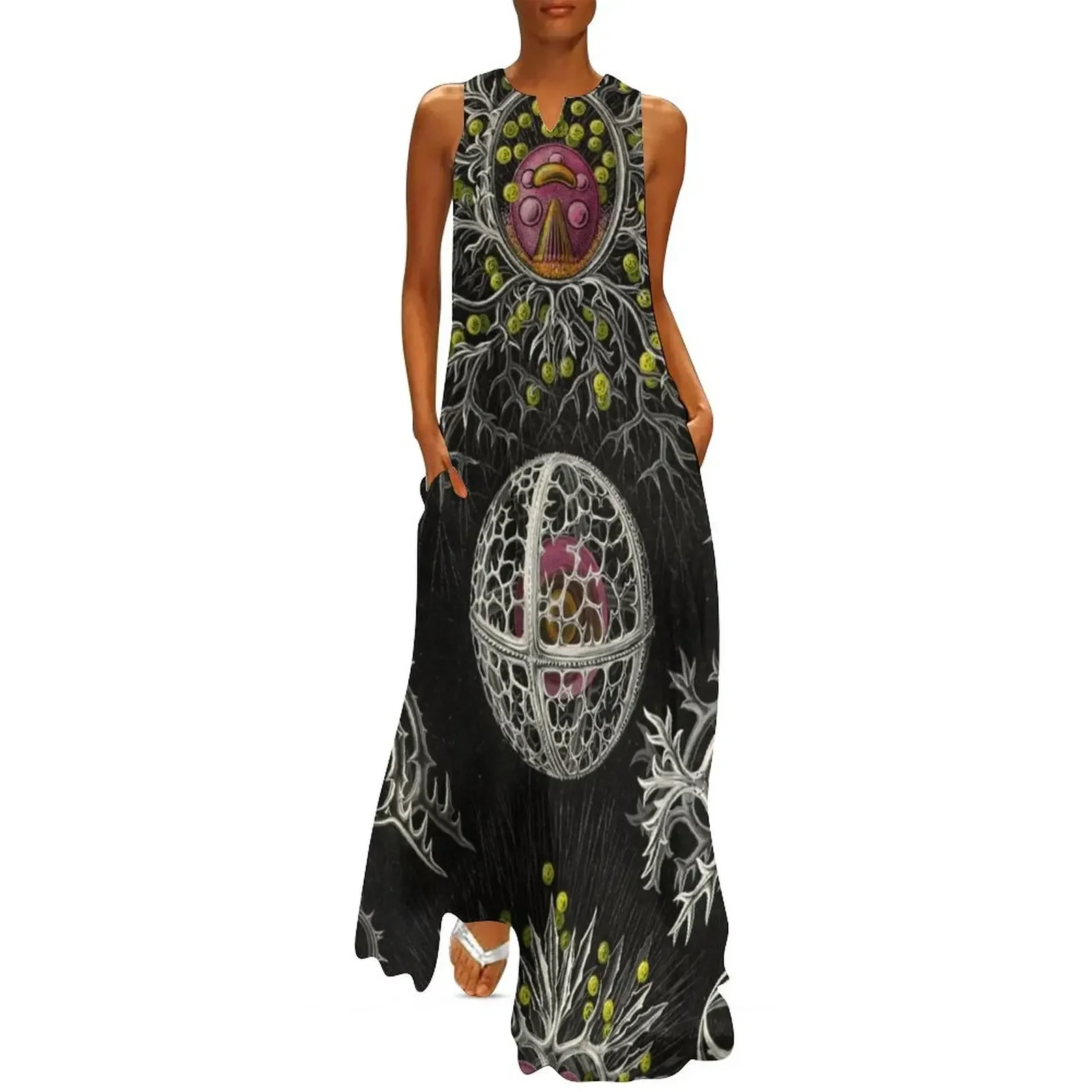 Stephoidea - Ernst Haeckel Long Dress loose women's dress fairy dress women dresses Woman dresses
Stephoidea - Ernst Haeckel Long Dress loose women's dress fairy dress women dresses Woman dresses